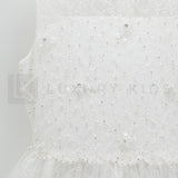 Abito Neonata Cerimonia Elegante Principesco Bianco Sarah Louise 070022 - SARAH LOUISE - LuxuryKids