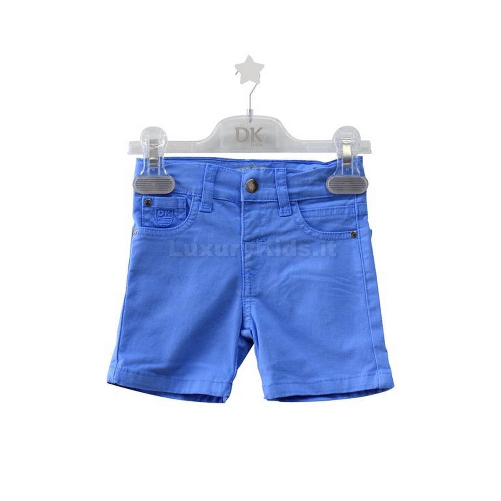 Bermuda Effetto Jeans Turchese Neonato 505 Dr.kids - DR.KID - LuxuryKids