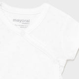 Body Mezza Manica Basic In Cotone Traforato Per Neonati MAYORAL 191B - MAYORAL - LuxuryKids