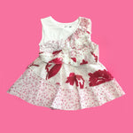 Camicia con Balze Bambina Bianco-Fucsia Papermoon 8PM82205 - PAPERMOON - LuxuryKids