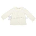 Camicia con colletto elegante bambina bianco latte DR KID 310 - DR.KID - LuxuryKids