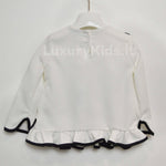 Camicia con rouches Elegante chic Moda Bambina  LOREDANA 7102 - LOLO' - LuxuryKids
