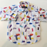Camicia con Stampa Multicolor Bambino Manuell & Frank M3102 - MANUELL&FRANK - LuxuryKids