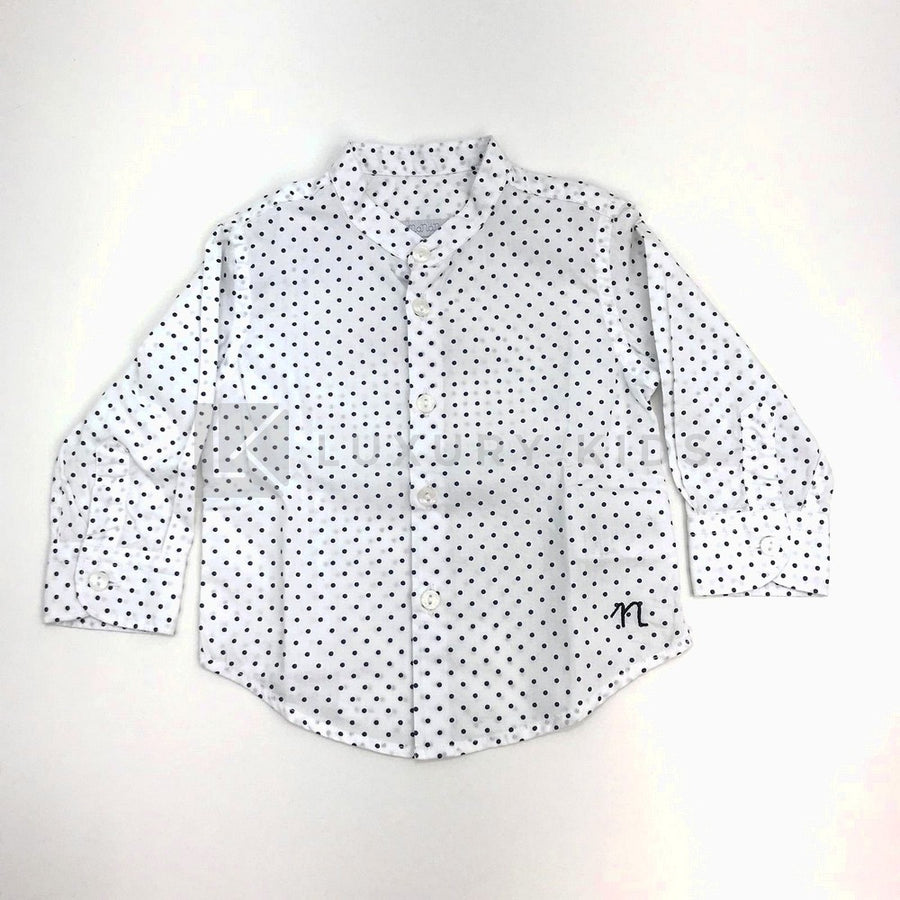 Camicia Coreana a Pois Bambino Nanan E163024 - NANAN - LuxuryKids