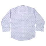 Camicia Cotone Bianco Puntinata Blu Neonato Manuell&Frank MF3107N - MANUELL&FRANK - LuxuryKids