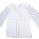 Camicia elegante in seta neonata panna PATACHOU 2333938 - PATACHOU - LuxuryKids