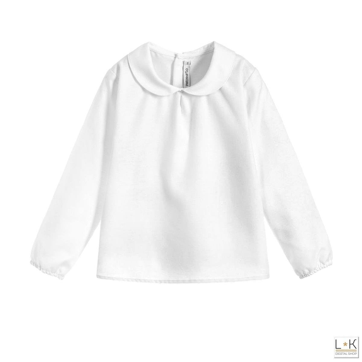 Camicia in Caldo Cotone bianco Neonata Paloma De La o BI7BL4 - PALOMA DE LA O - LuxuryKids