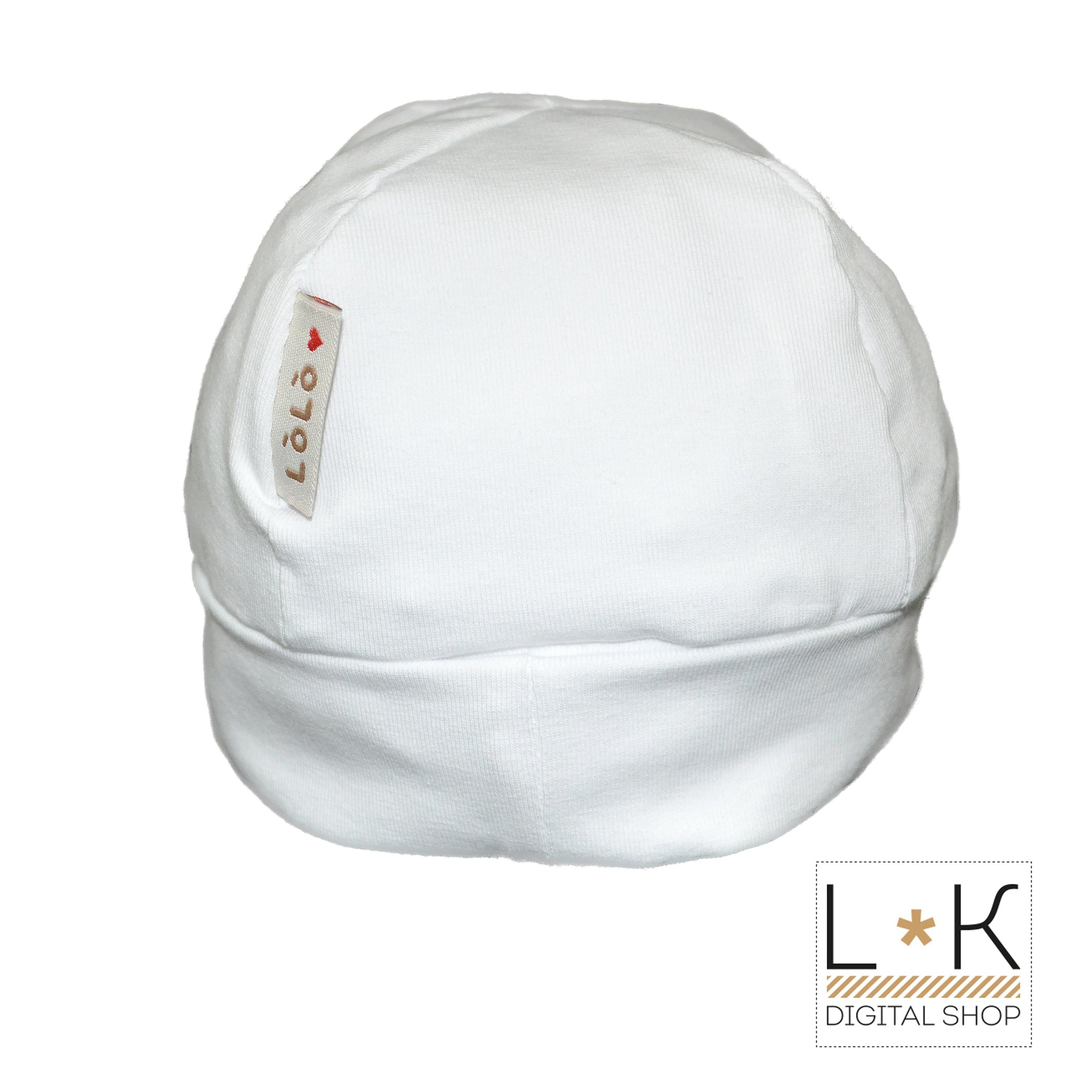 Cappello in Cotone Neonata Lolò 6840 - LOLO' - LuxuryKids