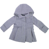 Cappottino in Panno Grigio Bambina Dr. Kids 433 - DR.KID - LuxuryKids