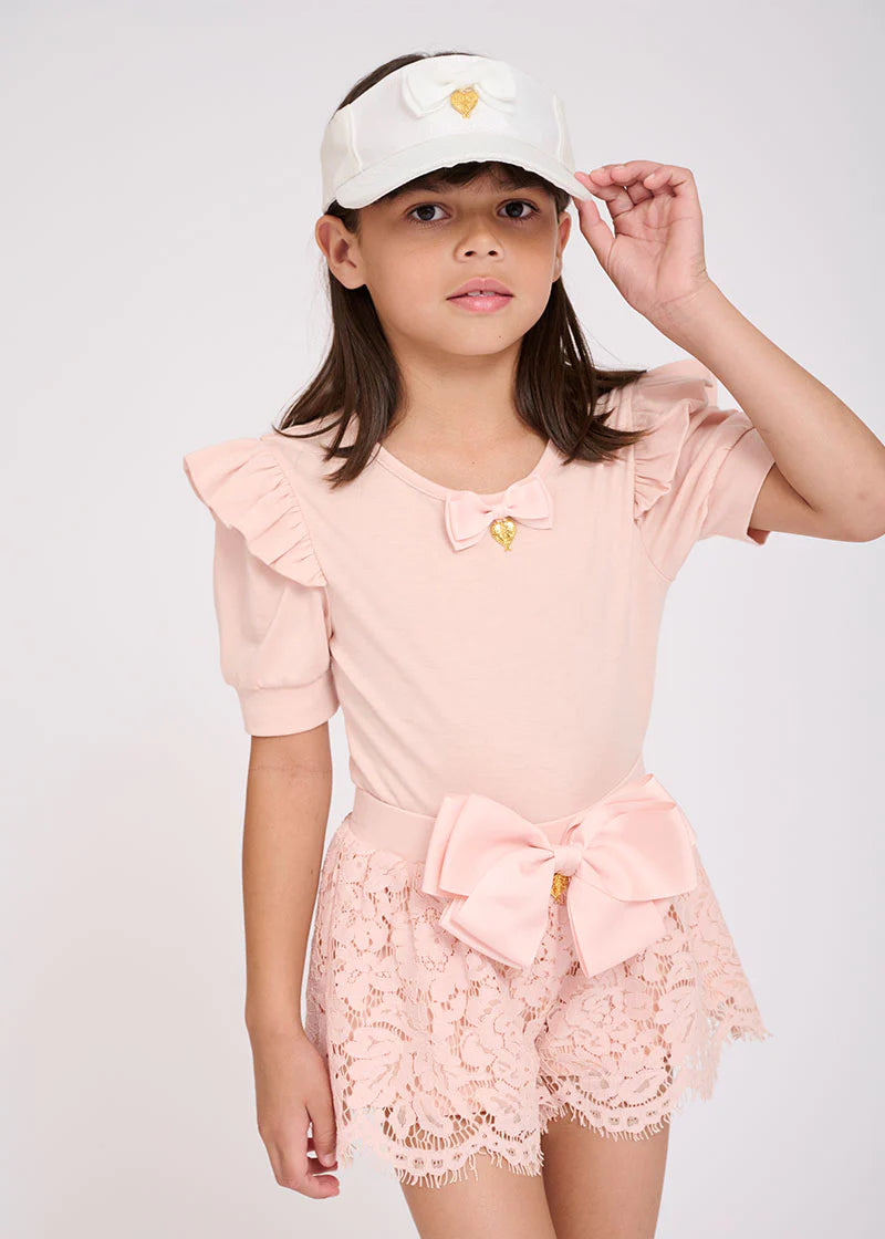Shorts In Pizzo Con Fiocco Bambina ANGEL'S FACE DOROTHY - Angel's Face - Luxury Kids