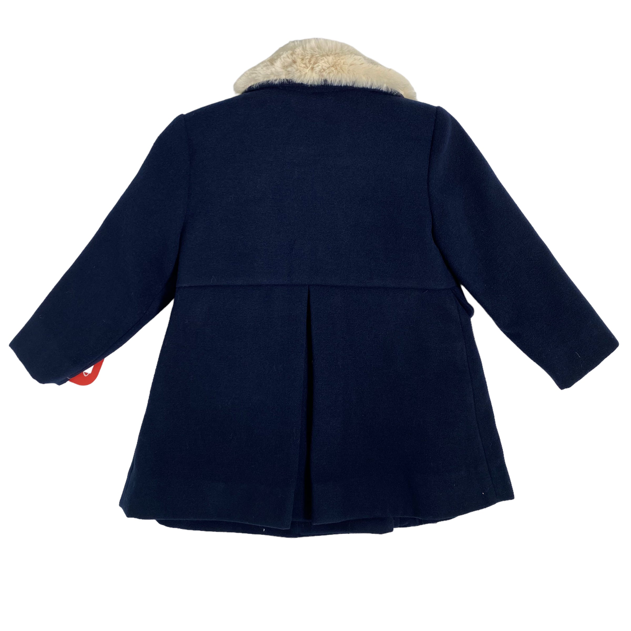 Cappotto In Panno Con Collo In Ecopelliccia Bambina DEL SUR 4991
