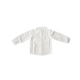 Camicia In Caldo Cotone Panna Neonato A&J 314 - A&J - LuxuryKids