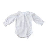 Camicia Body Plumetis In Cotone Manica Lunga Neonata BABY FASHION 056 - Baby Fashion - LuxuryKids