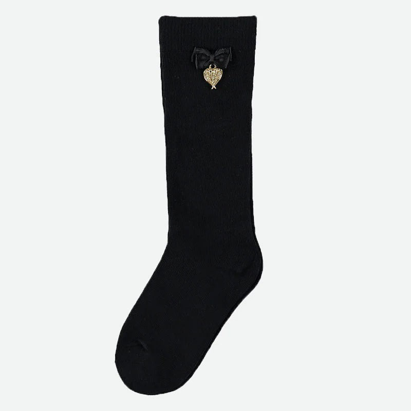 Calzini Alti Parigine In Caldo Cotone Bambina ANGEL'S FACE SOCKS