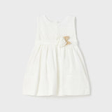 Abito Combinato In Pizzo E Cotone Neonata MAYORAL 1945 - MAYORAL - Luxury Kids