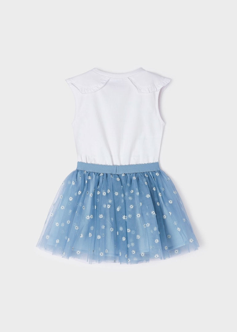 Completo Con Gonna In Tulle Bambina MAYORAL 3950 - MAYORAL - Luxury Kids