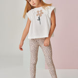Completo 2 Pezzi Con leggings In Cotone Sostenibile Bambina MAYORAL 3780 - MAYORAL - Luxury Kids