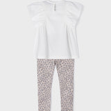 Completo 2 Pezzi Con leggings In Cotone Sostenibile Bambina MAYORAL 3780 - MAYORAL - Luxury Kids