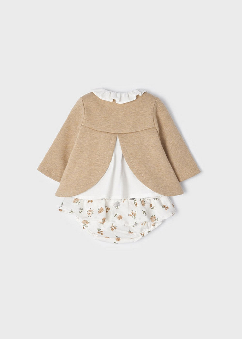 Completo 2 Pezzi In Caldo Cotone Con Culotte Neonata MAYORAL 2227 - MAYORAL - LuxuryKids