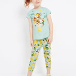 Completo Con Leggings E Shirt In Cotone Bambina MAYORAL 3787 - MAYORAL - Luxury Kids