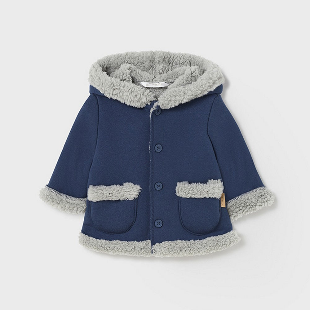 MAYORAL 2402 Baby Coat With Fur And Hood Luxury