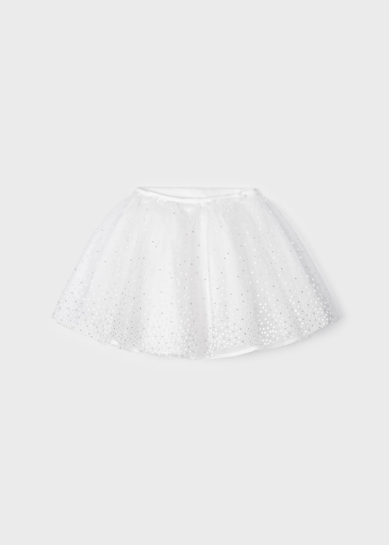 Gonna In Tulle Con Glitter Bambina MAYORAL 3901 - MAYORAL - Luxury Kids