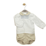 Completo Con Bermuda In Caldo Cotone Neonato BABIDU 41421 - BABIDU - LuxuryKids