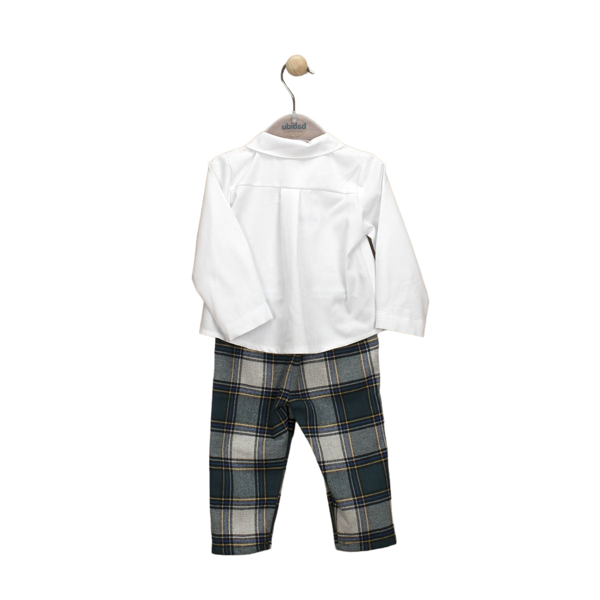 Completo Con Pantalone E Camicia In Caldo Cotone Bambino BABIDU 44429 - BABIDU - LuxuryKids