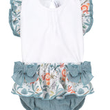 Completo Maglia con Culotte In Cotone Bambina CALAMARO 17842