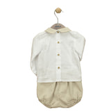 Completo Con Bermuda In Caldo Cotone Neonato BABIDU 41421 - BABIDU - LuxuryKids