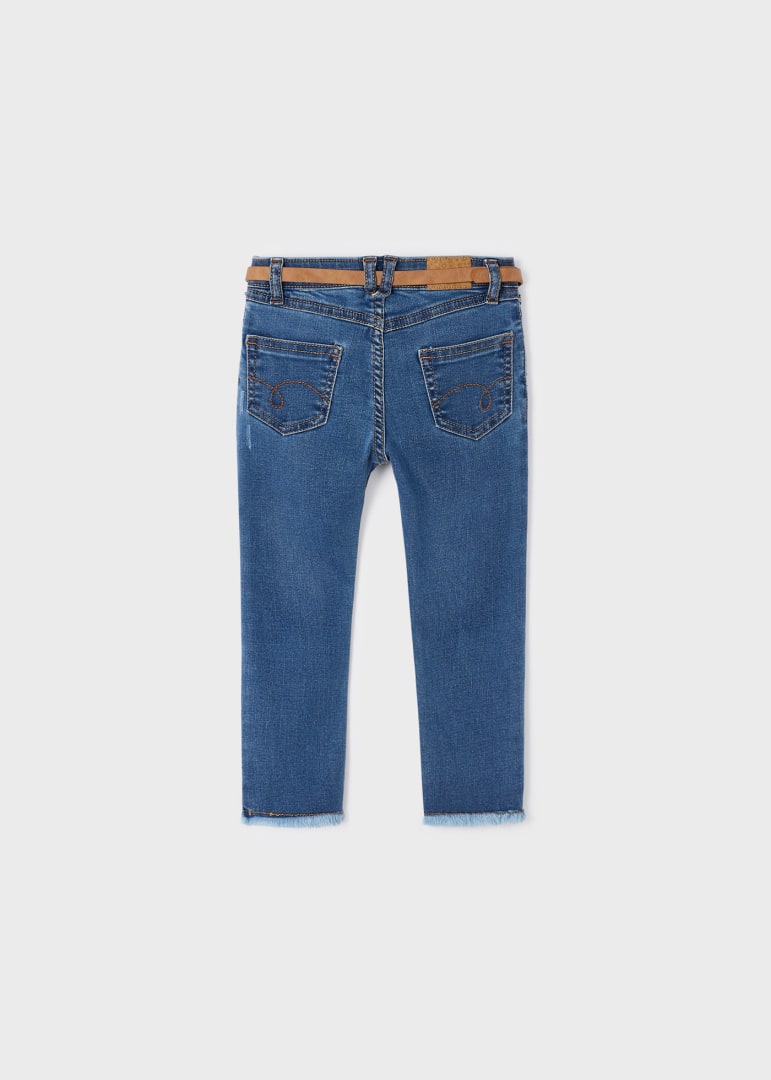 Jeans Lungo Skinny Con Cintura Bambina MAYORAL 3509 - MAYORAL - Luxury Kids