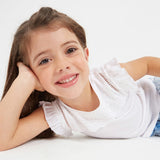 Maglietta Smanicata In Cotone Bambina MAYORAL 3074 - MAYORAL - Luxury Kids