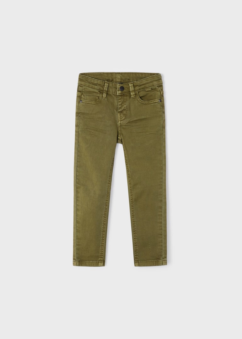 Pantalone Skinny Fit In Cotone Sostenibile Bambino MAYORAL 3517 - MAYORAL - Luxury Kids